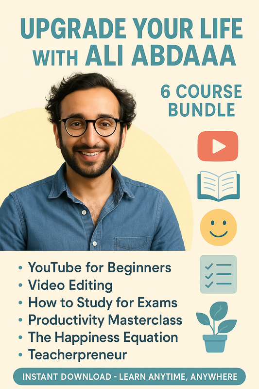 Ali Abdaal – 6 Course Bundle 🔥